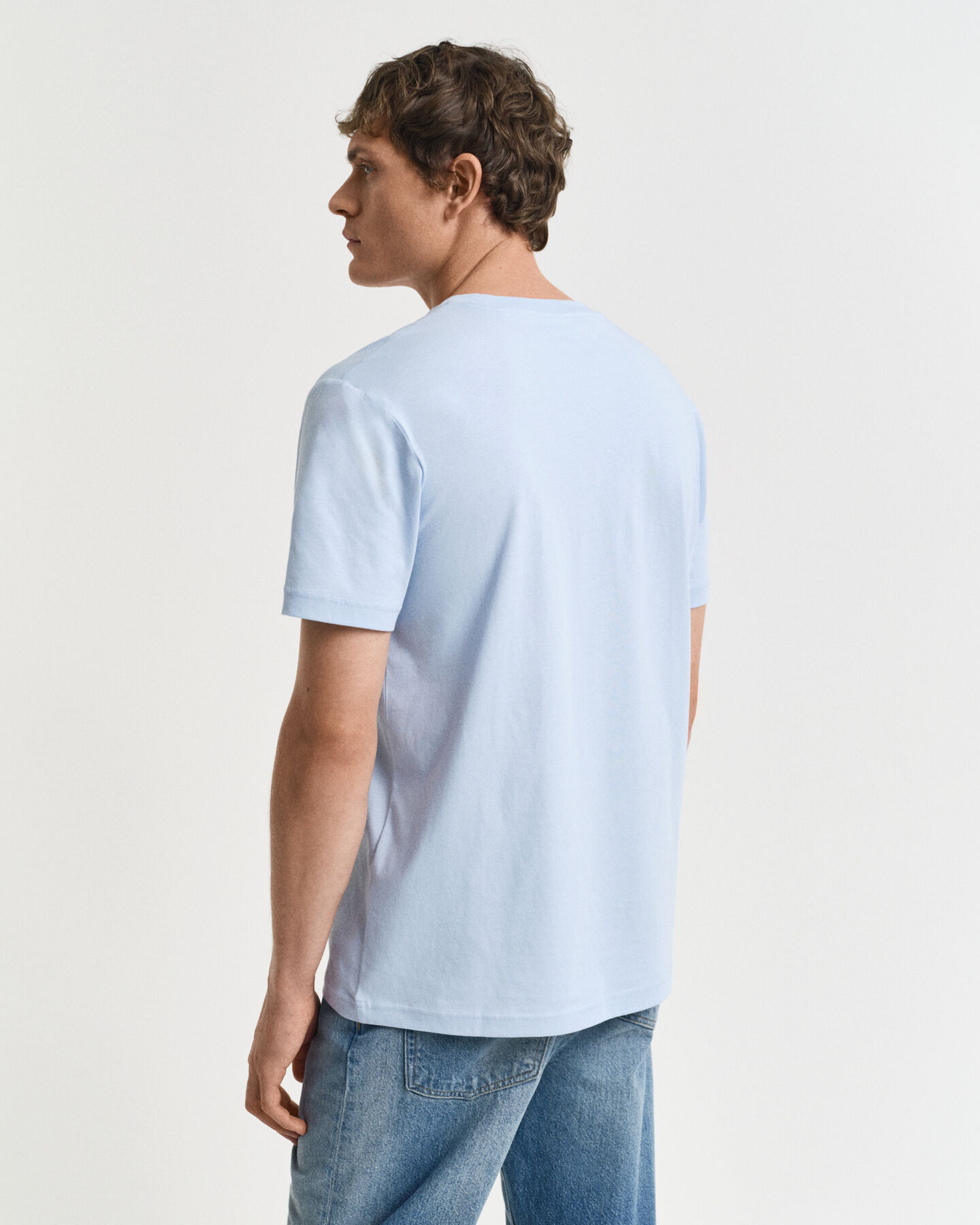 Graphic T-shirt med GANT USA sejlads-tryk