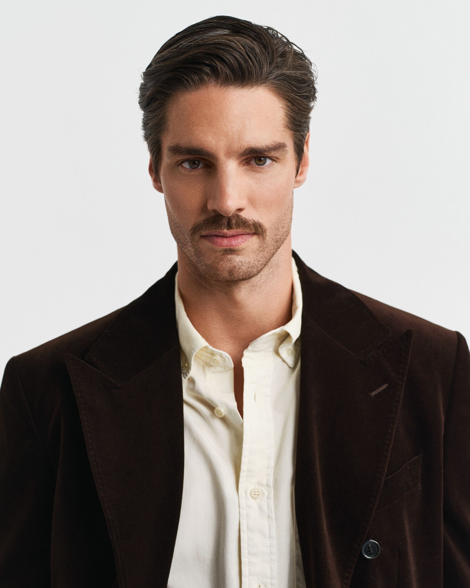 Jakkesæt-jakke i fløjl