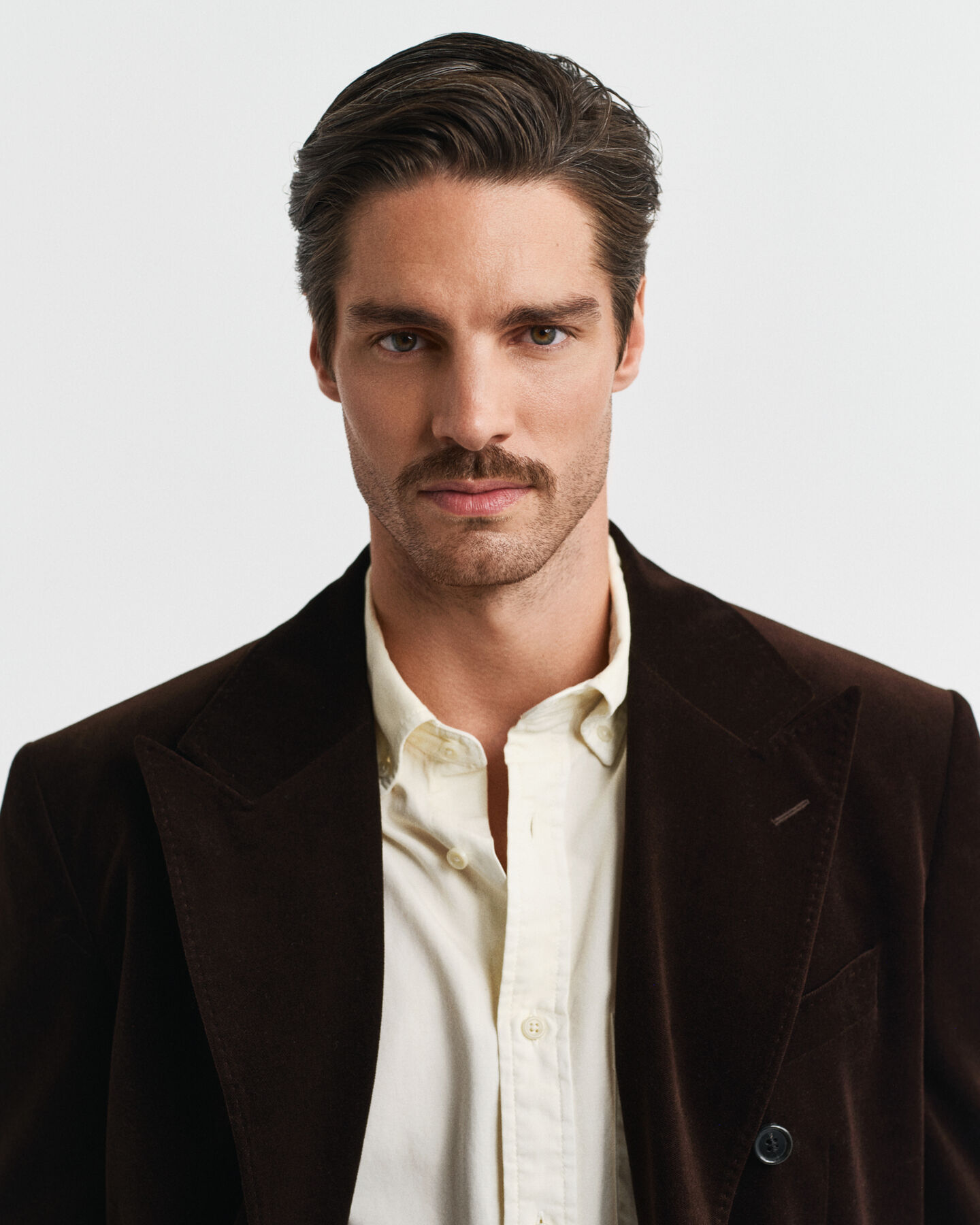 Jakkesæt-jakke i fløjl