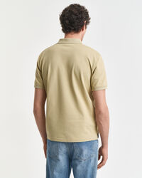 Kontrastfarvet piqué poloskjorte