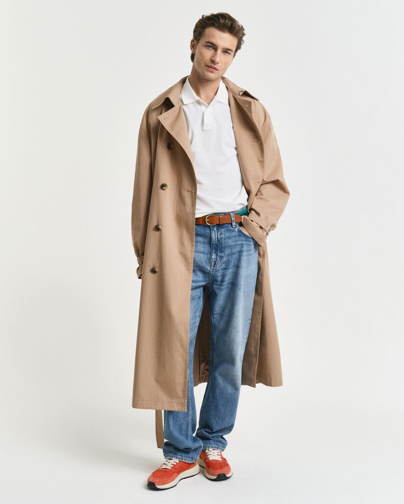 Slim fit Shield Piqué poloskjorte