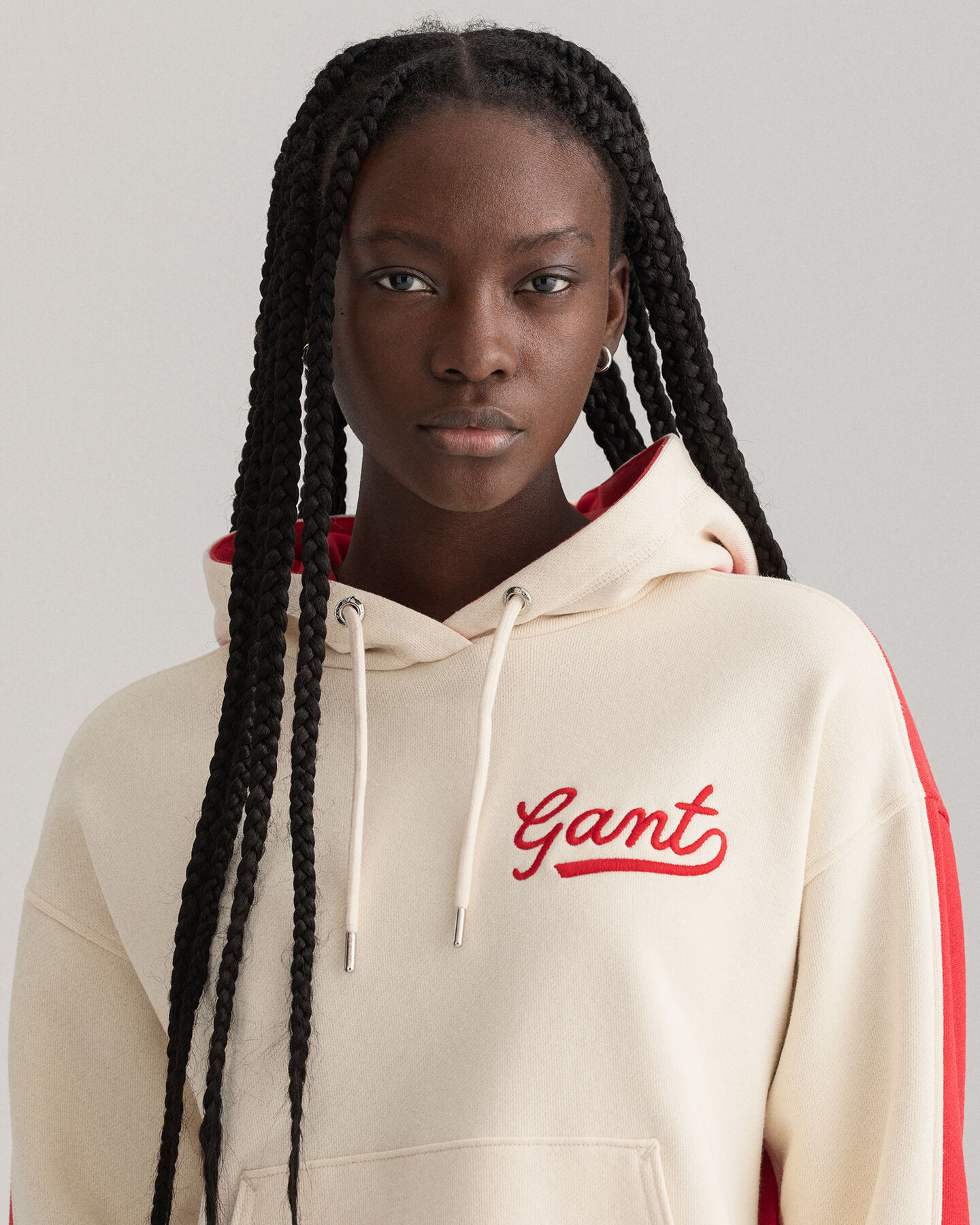 Color Block hættetrøje