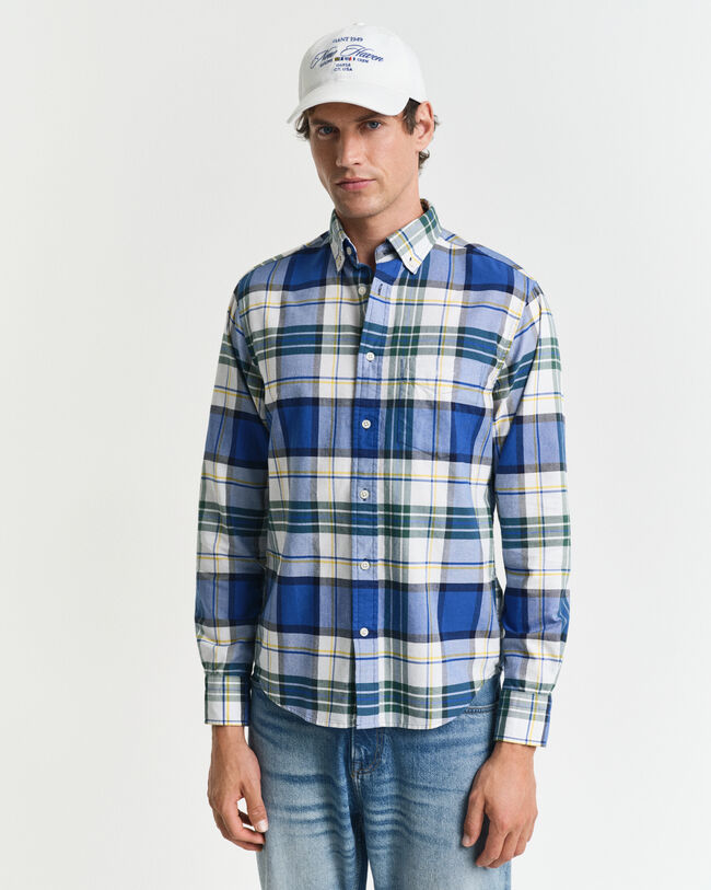 Regular fit ternet Archive Oxford skjorte