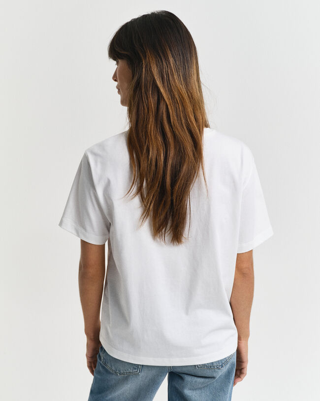 Sailing Graphic T-shirt med crewneck