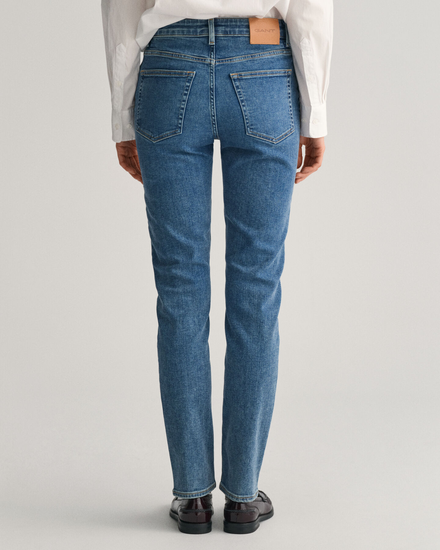 Slim fit jeans med super stræk