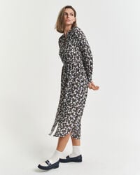 Kjole med blomstertryk