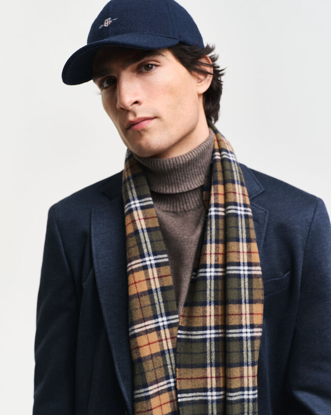 Tofarvet blazer i twill-jersey