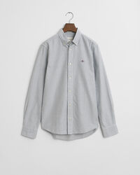 Slim fit klassisk bankerstribet Oxford-skjorte