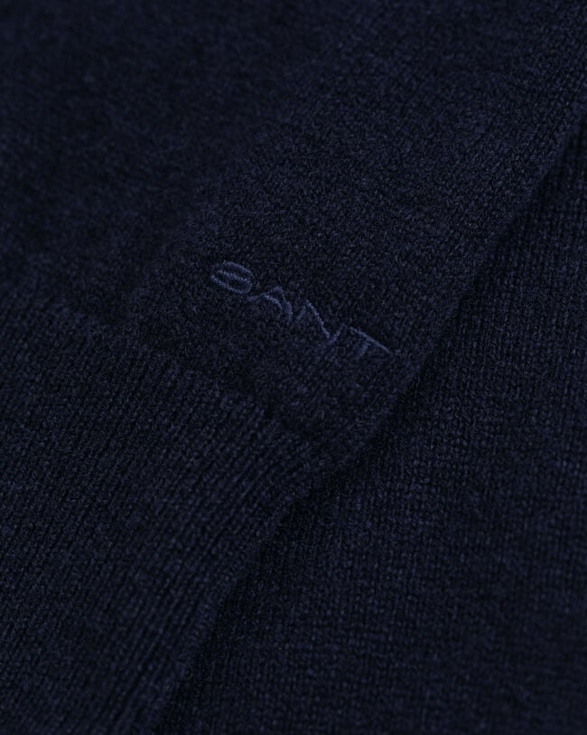 Strikket kjole af ekstra fin lammeuld