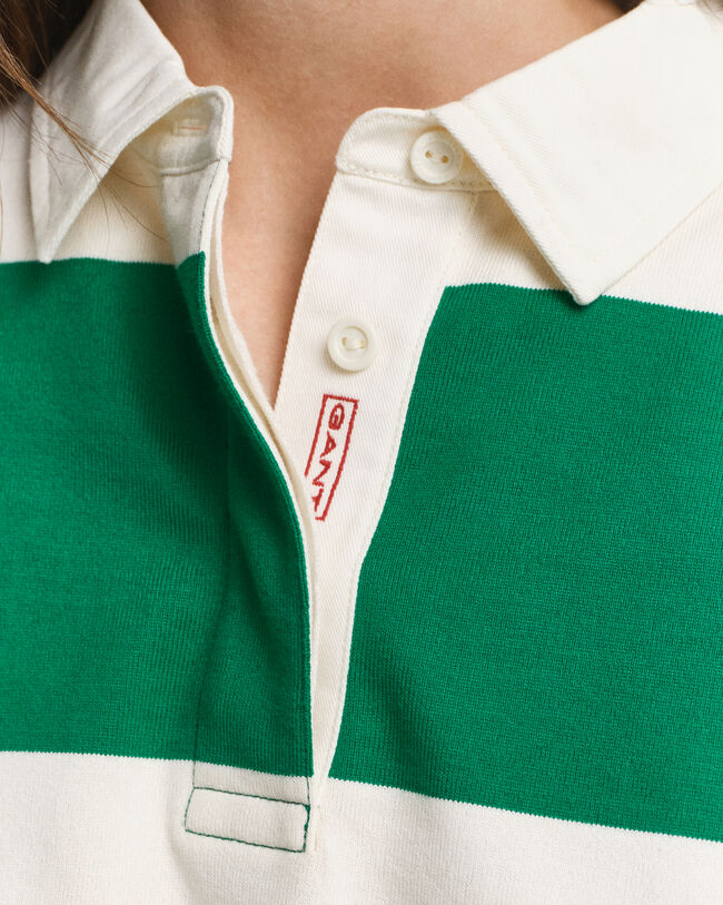 Stribet Heavy Rugger af bomuld