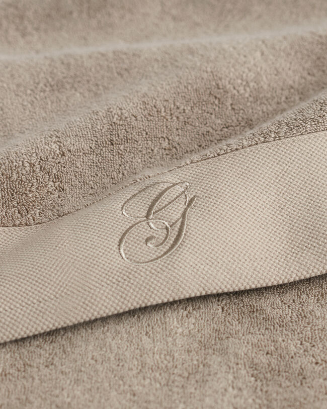 Broderet håndklæde 70X140