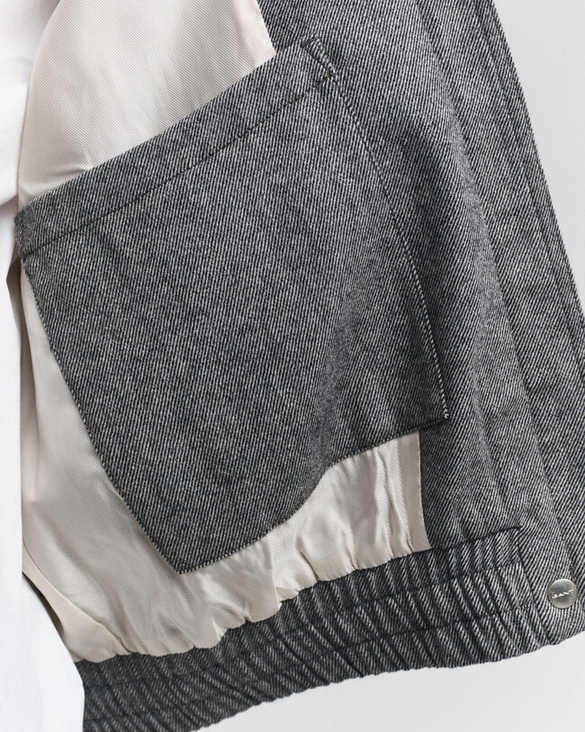 Struktureret Harrington jakke