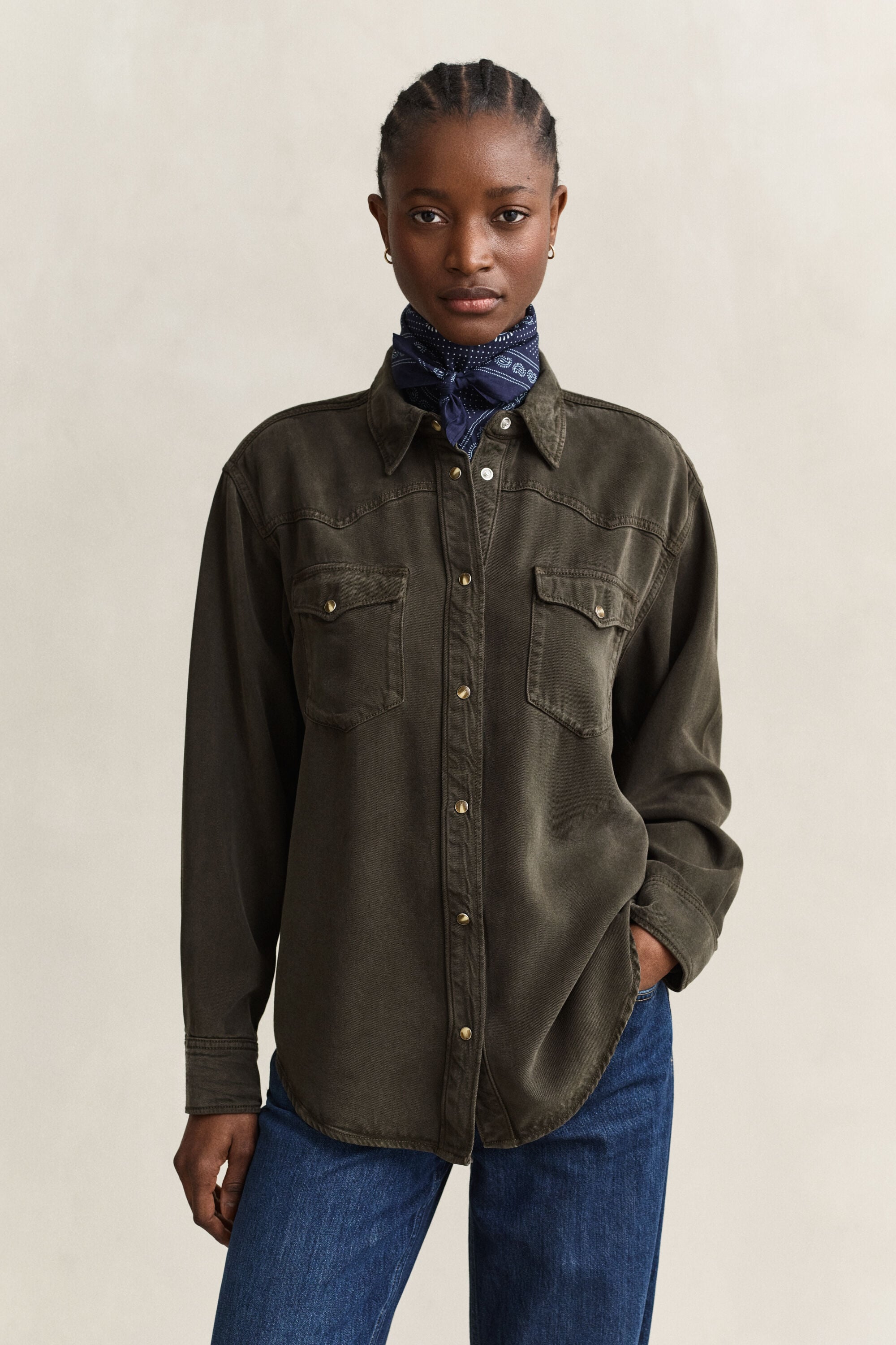 Denim Ranger skjorte i twill