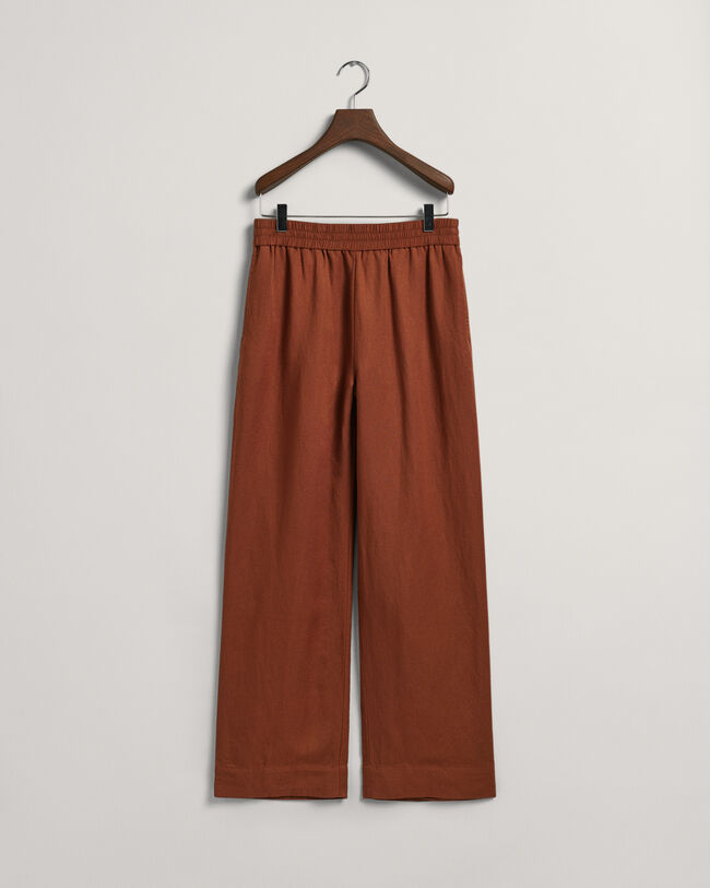 Pull-on-bukser i h&oslash;r- og viskoseblanding