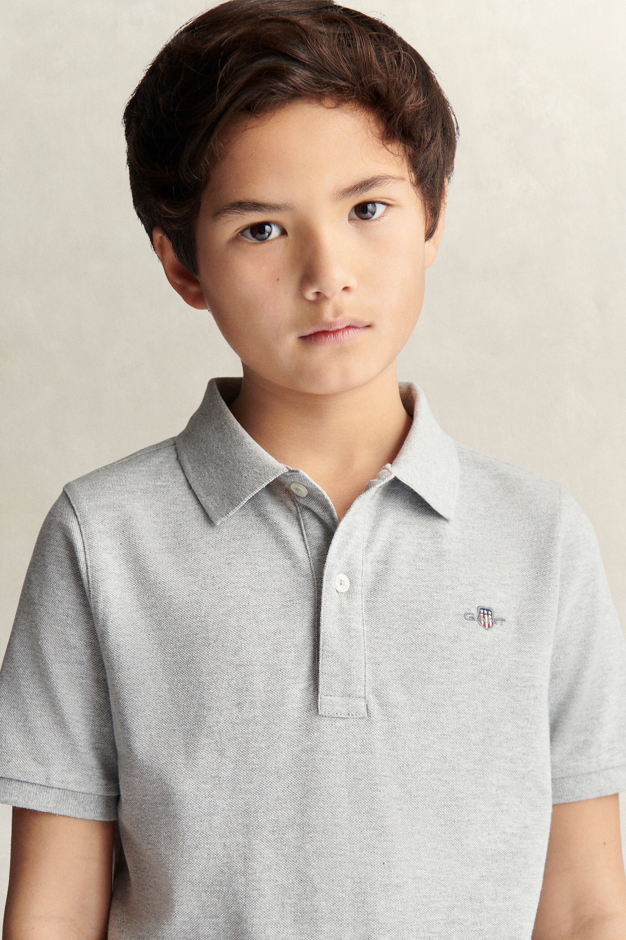 Teens Shield piqué poloskjorte