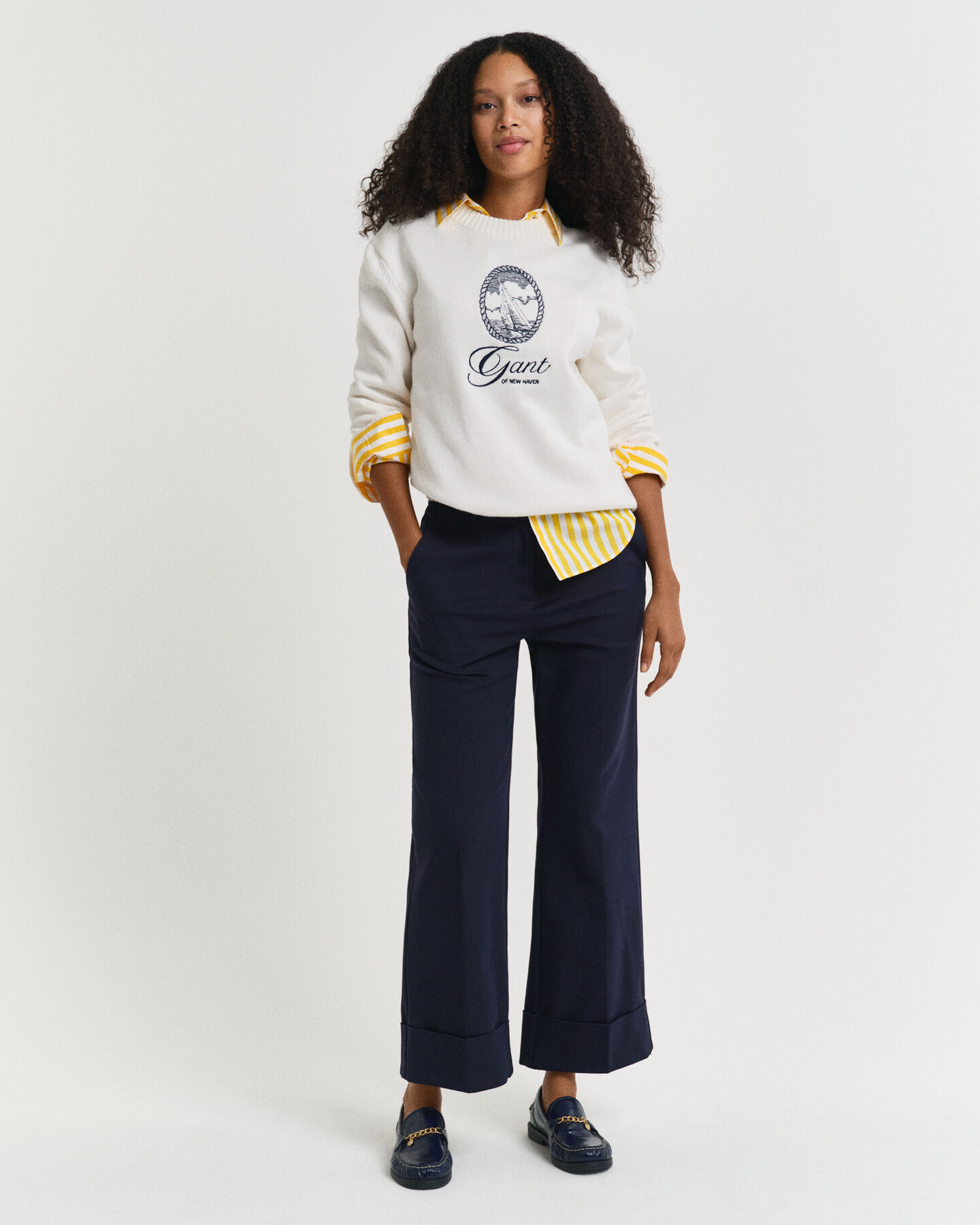 Bukser med folder og ombuk