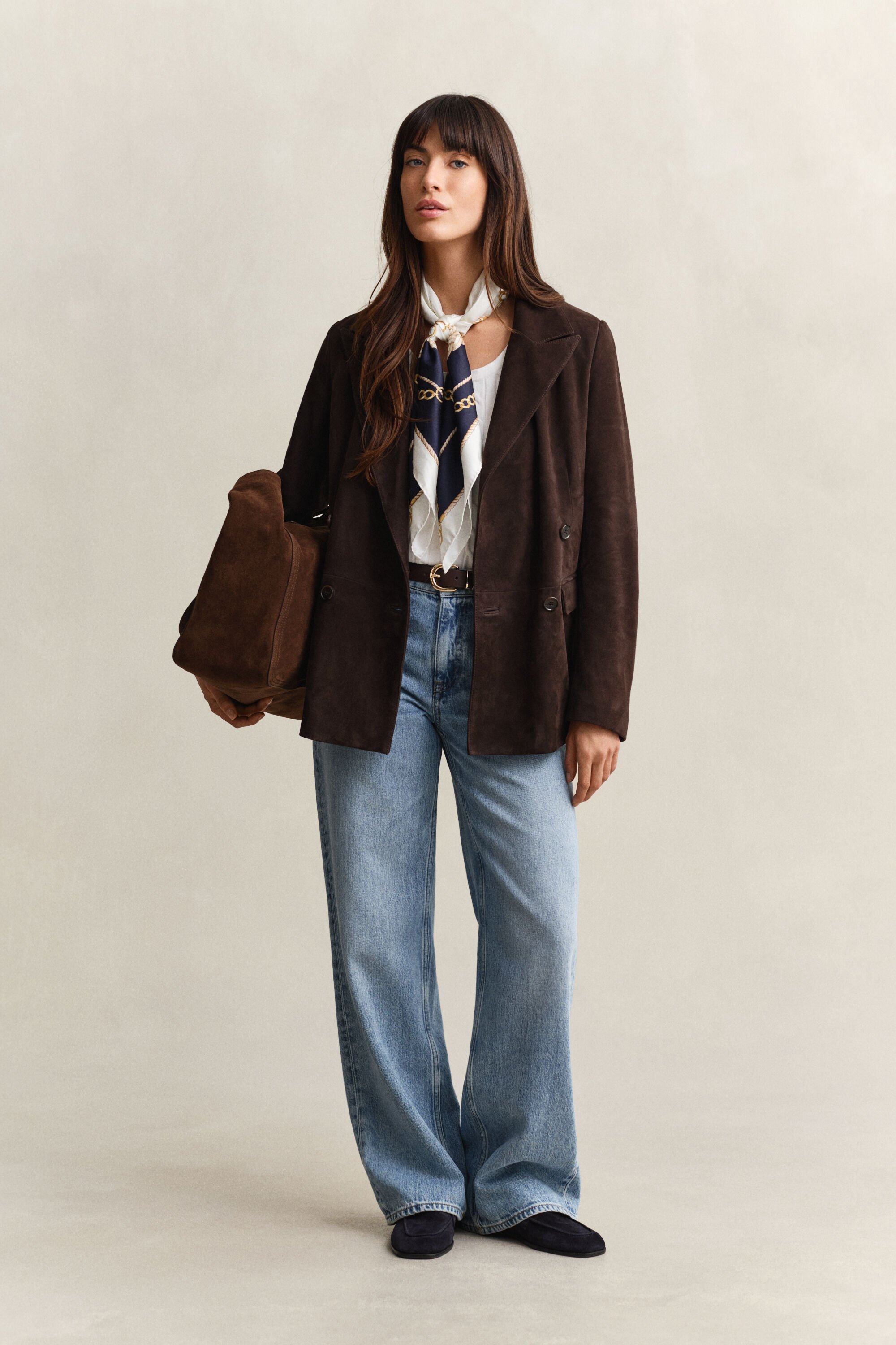 Club Blazer i ruskind