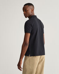 Contrast piqué Rugger med krave