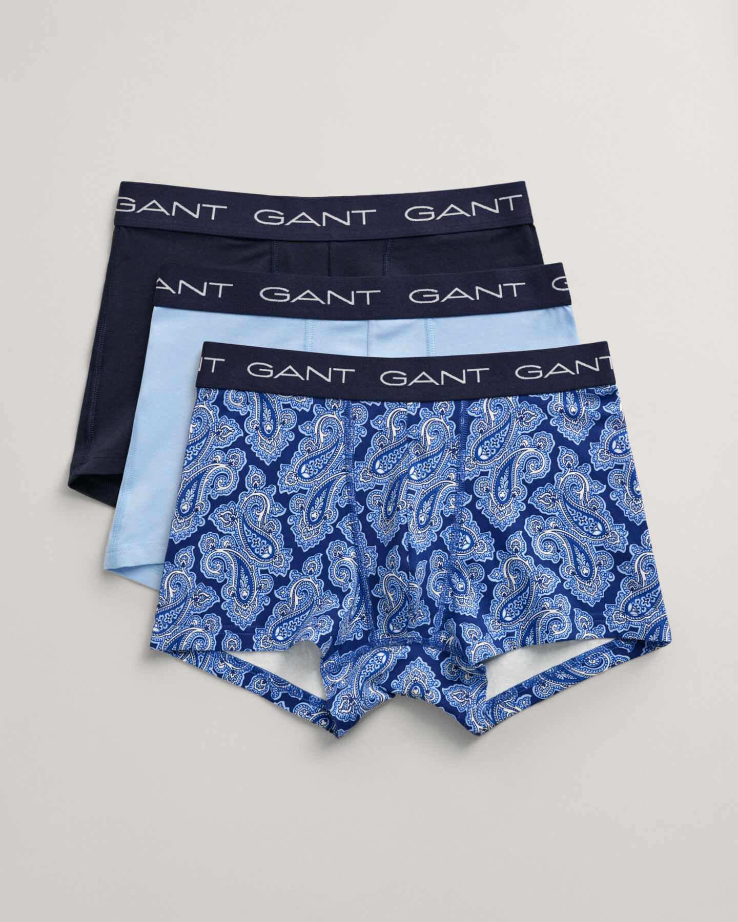 3-Pack Paisley Print Trunks