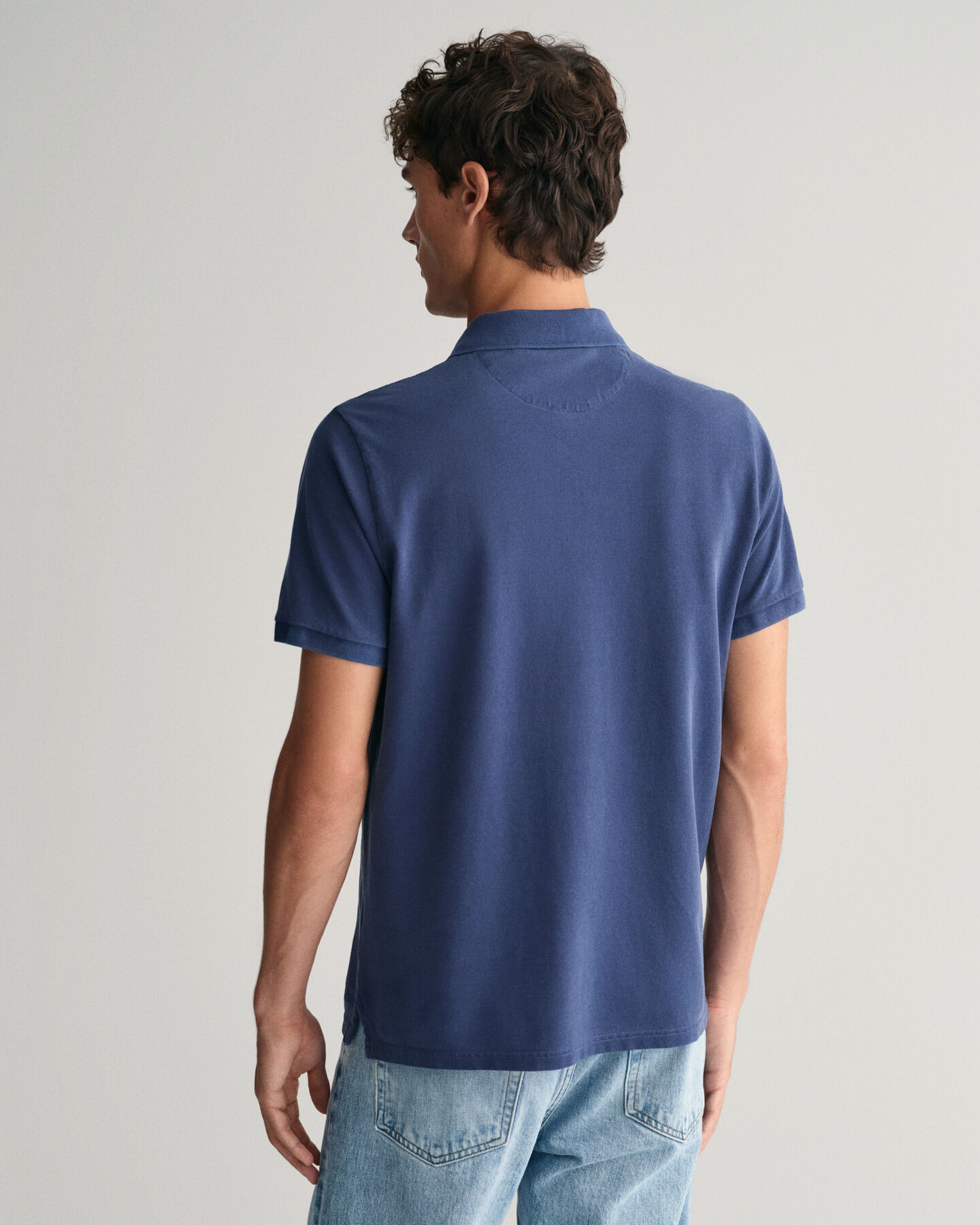 Sunfaded piqué poloskjorte