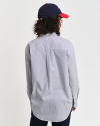 Relaxed fit Luxury Oxford skjorte med striber