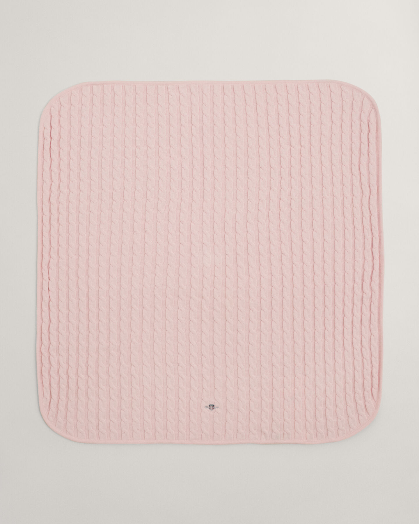 Baby Shield t&aelig;ppe af bomuld med kabelstrik