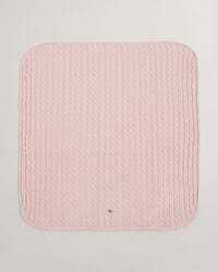 Baby Shield t&aelig;ppe af bomuld med kabelstrik