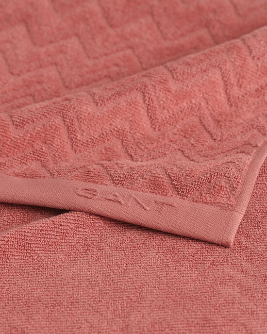 Jacquard sildebensmønstret håndklæde 50X70