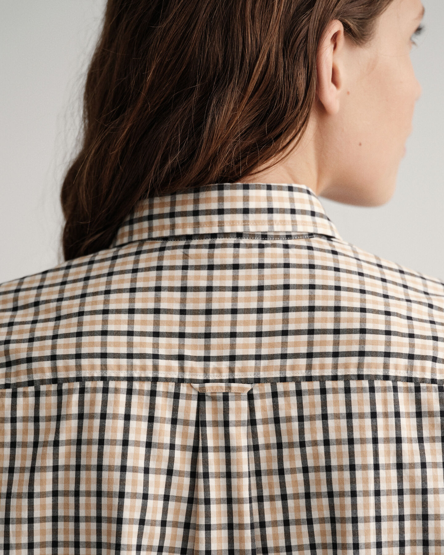 Oversized ternet skjorte