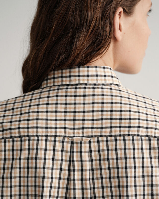 Oversized ternet skjorte