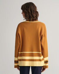 GANT Varsity cardigan med V-hals