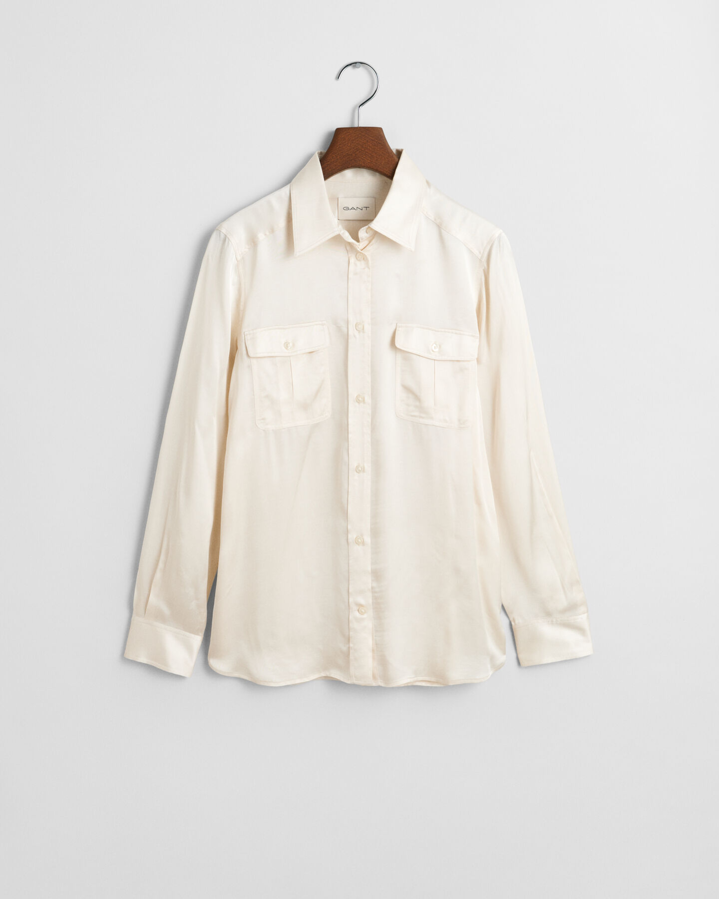 Regular fit skjorte med lommer