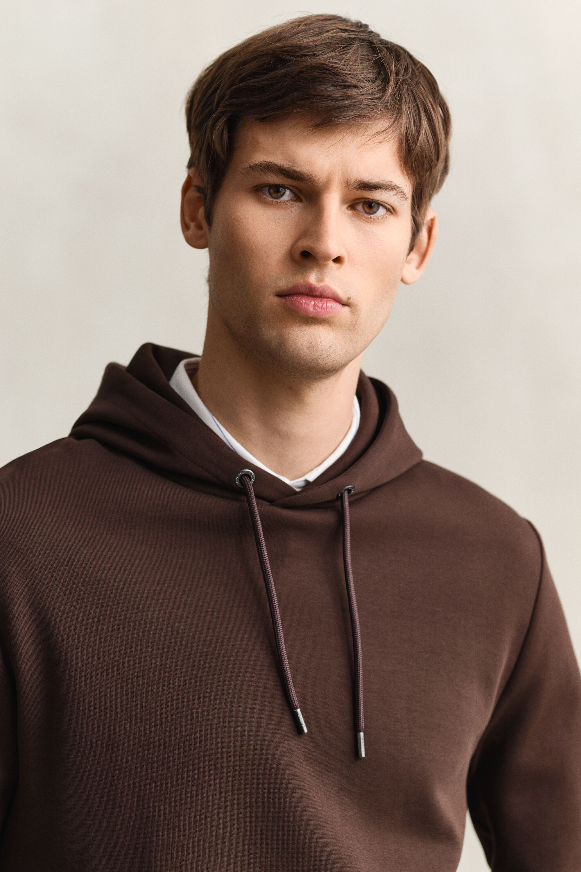 Interlock hættetrøje