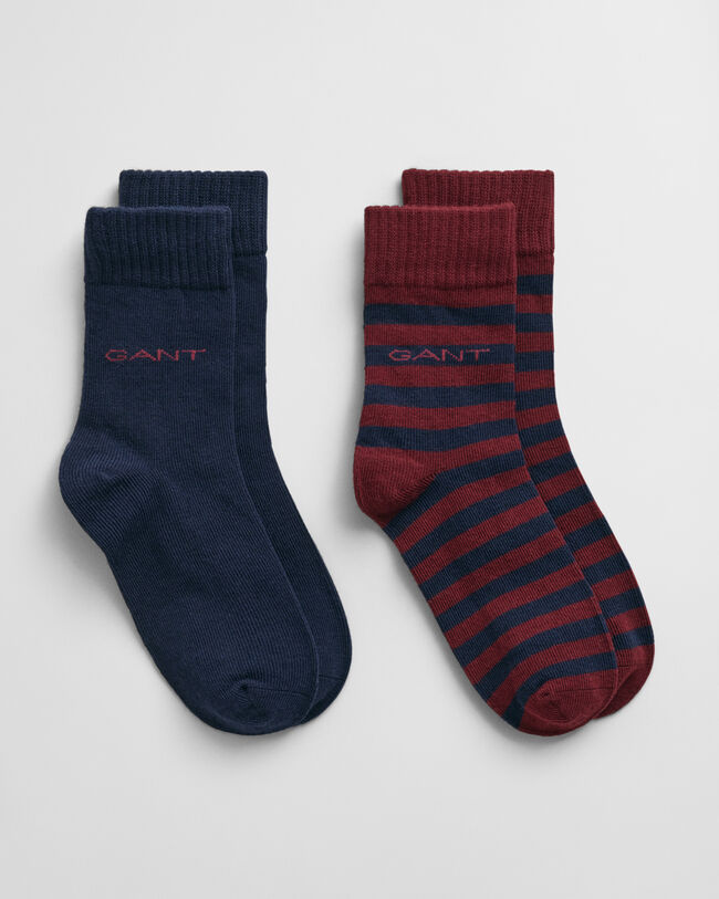 Kids 2-Pack stribede sokker