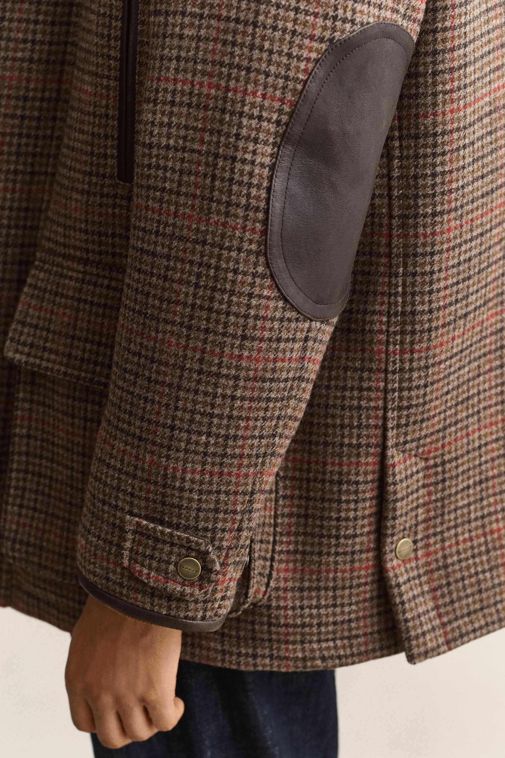 Decker jakke i britisk tweed