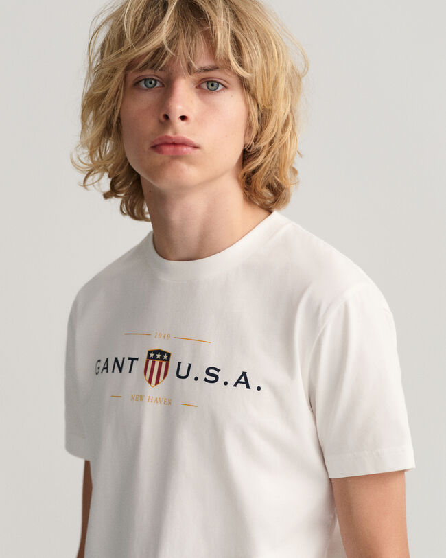 Teens Banner Shield T-shirt