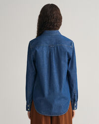 Regular fit denim-skjorte