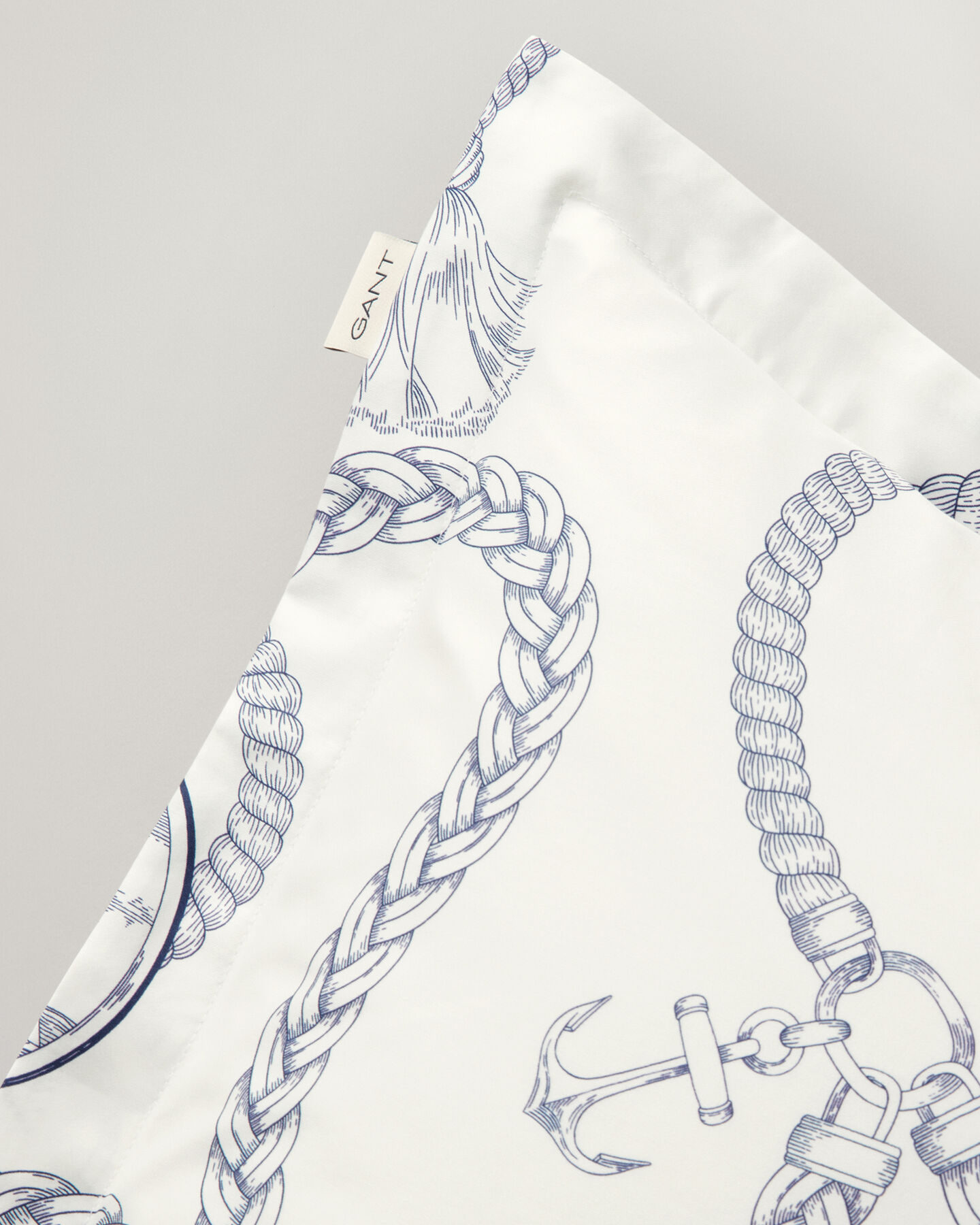 Pudebetræk med sejlads-tryk