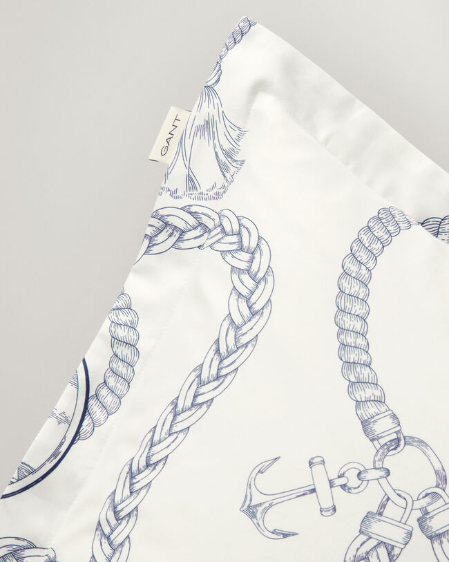 Pudebetræk med sejlads-tryk