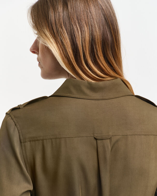 Skjortekjole med lommer