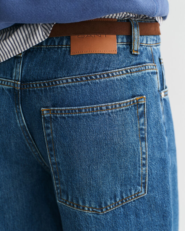 Relaxed Fit jeans med stræk