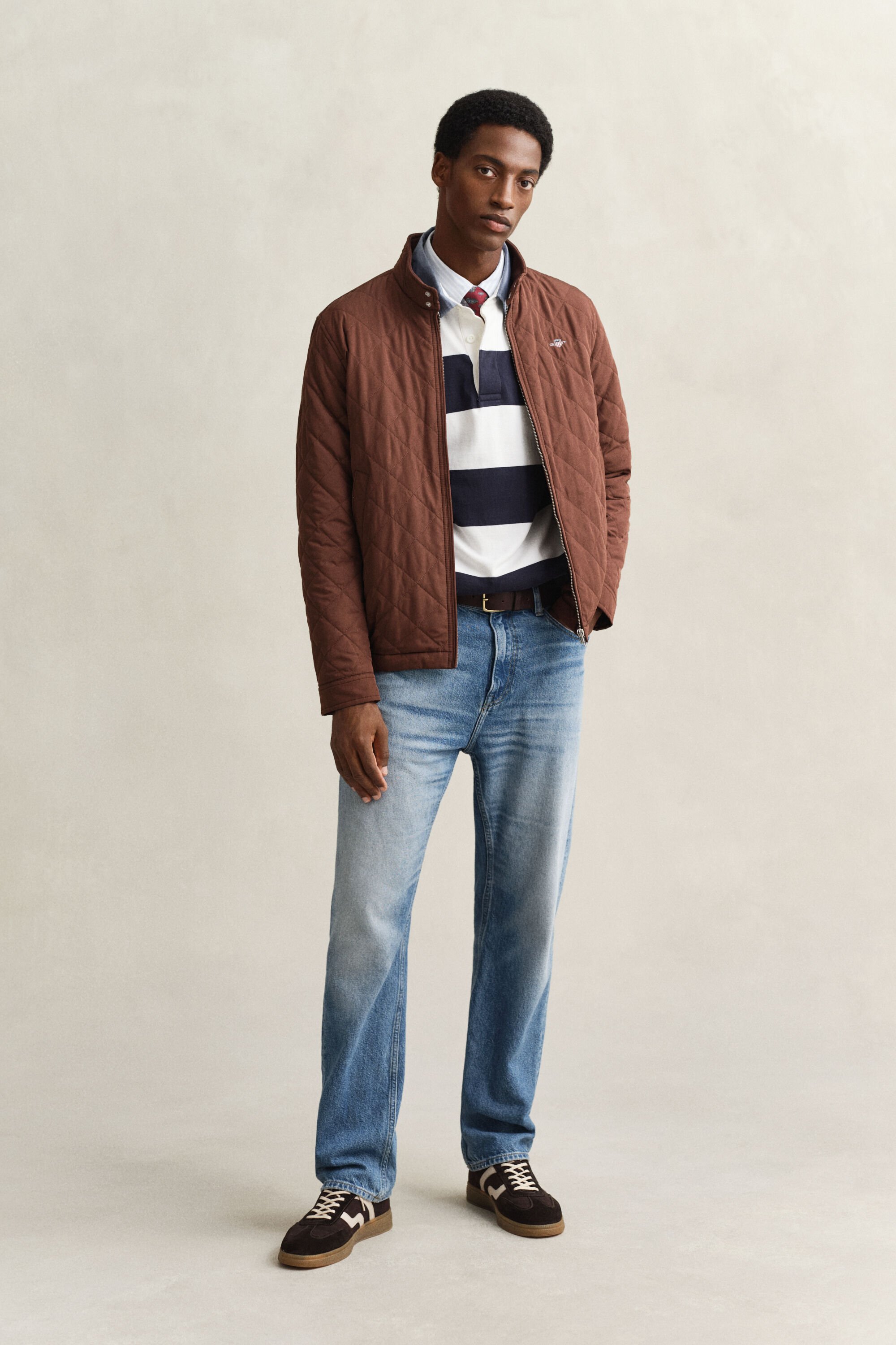 Quiltet Windcheater jakke