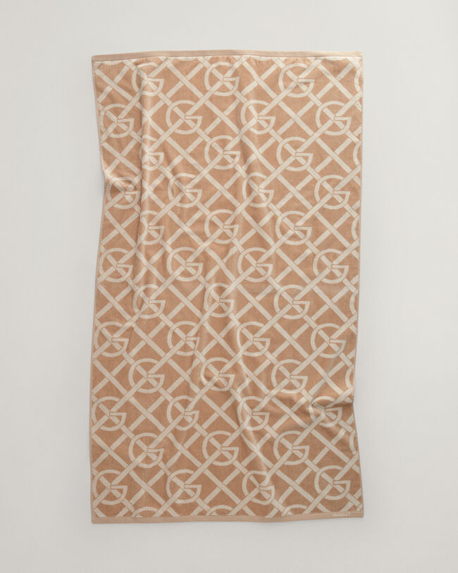 G Patterned Beach Towel