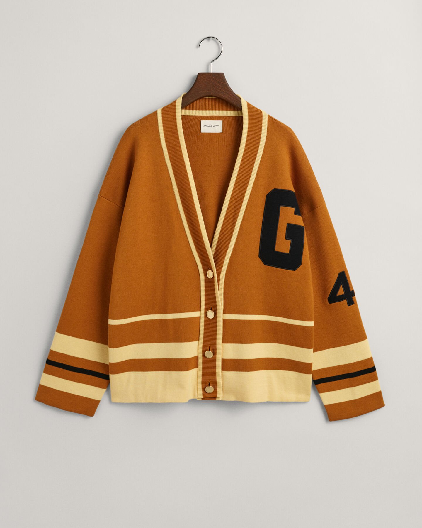 GANT Varsity cardigan med V-hals