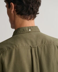 Regular fit garment-dyed lyocell-skjorte