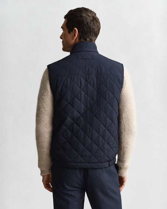 Quiltet Windcheater vest