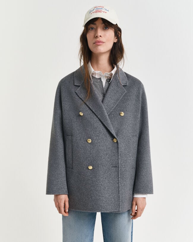 Sømandsjakke med håndsyede detaljer