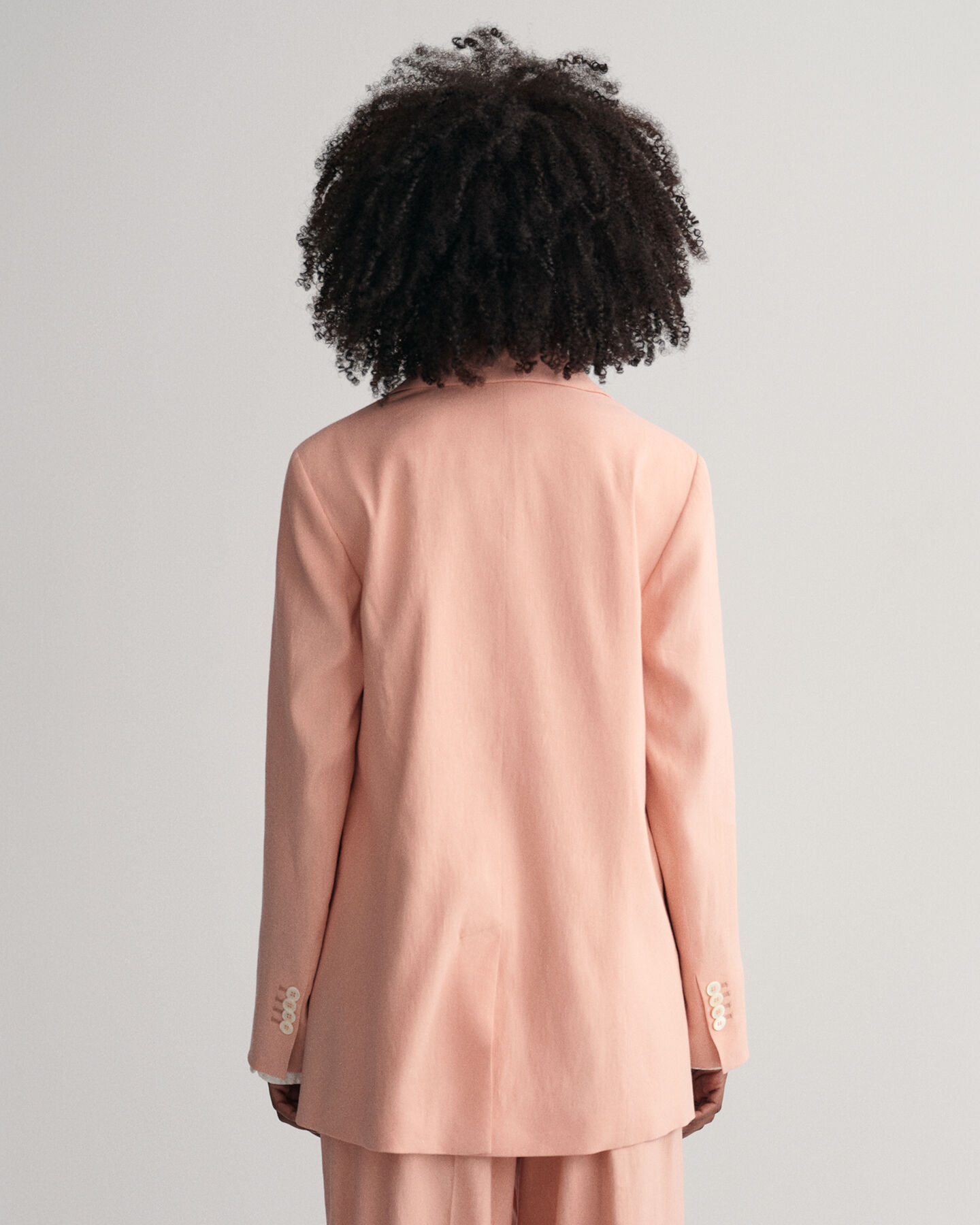 Regular fit h&oslash;rblazer med str&aelig;k