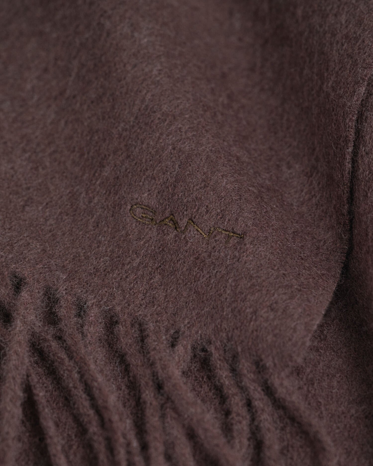 Vævet uldhalstørklæde