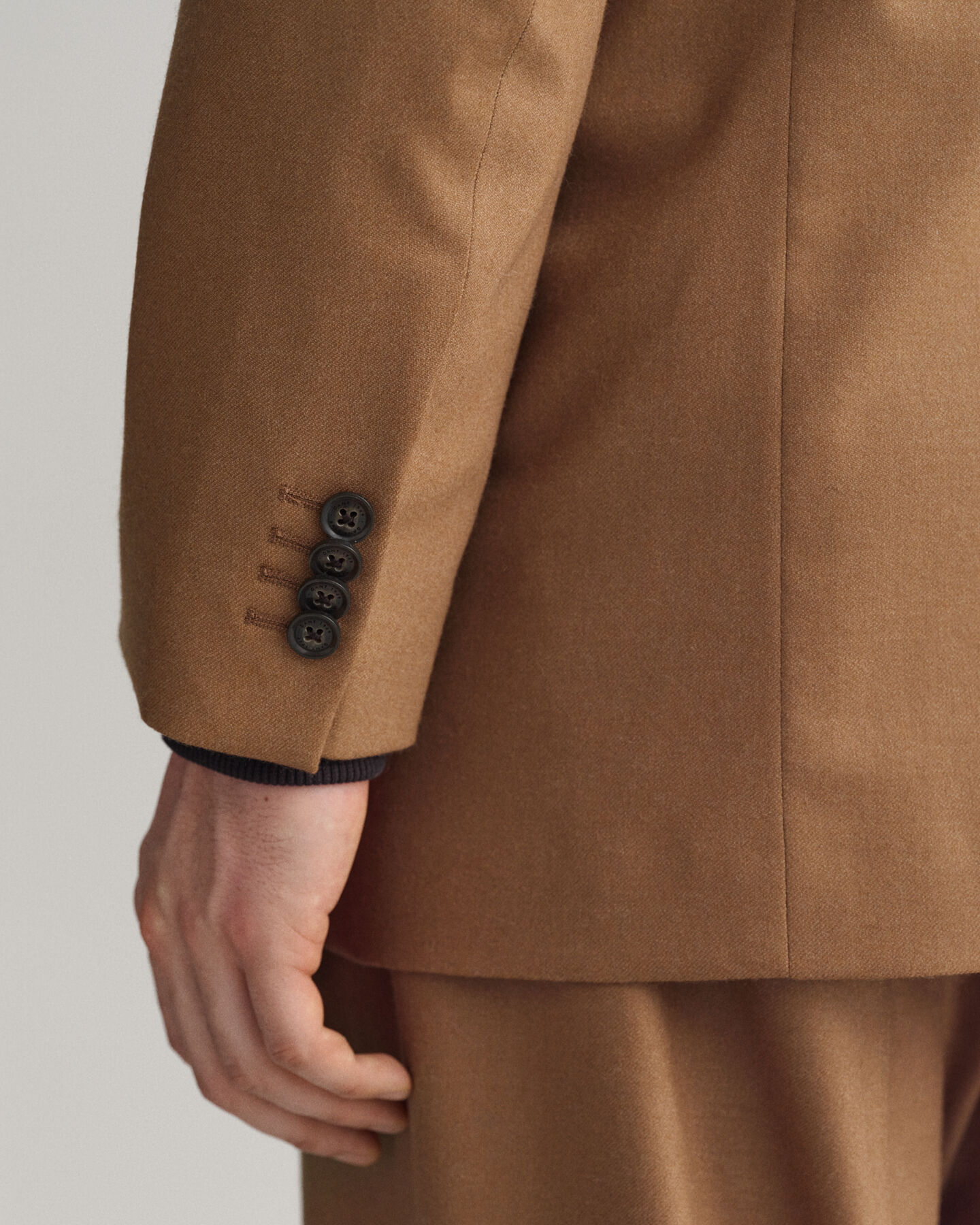 Oversized jakkesæt-blazer af flannel